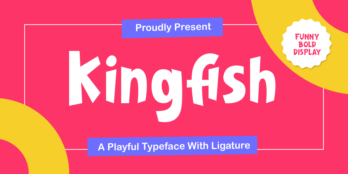 Beispiel einer Kingfish-Schriftart #1